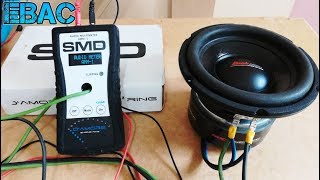 Cuantos Watts RMS soporta el Mini subwoofer de 6.5 Pulgadas Medido con SMD AMM-1 | EBAC