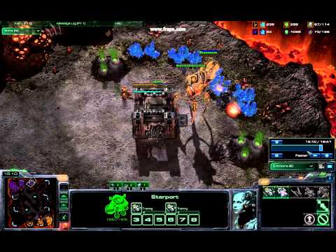 StarCraft2 Colossus Warp Prism Harass
