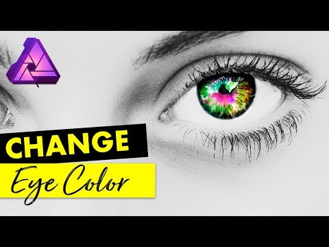 How to Change Eye Color in Affinity Photo | Graphic Design Tutorial