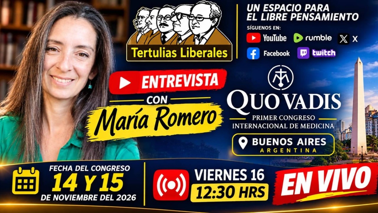 14 y 15 de noviembre CONGRESO INTERNACIONAL DE MEDICINA, lo que nadie te cuenta: María Romero