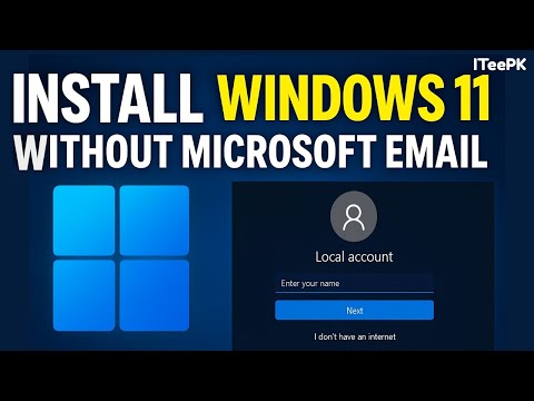 How to Install Windows 11 Without Microsoft Account (Official Method) | Skip Sign-In
