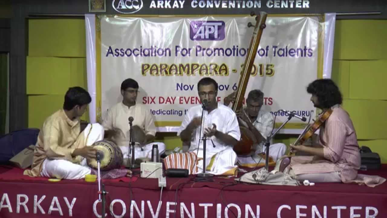 Parampara 2015-  Kalyanapuram S Aravind Vocal