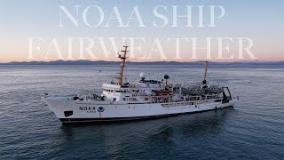 NOAA SHIP FAIRWEATHER - SUMNER STRAIT, SOUTHEAST ALASKA | 4K DRONE