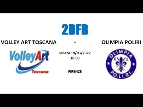 2DFB - VOLLEY ART TOSCANA vs OLIMPIA POLIRI
