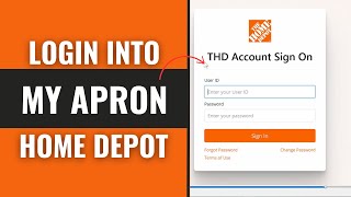 Mythdhr Login 2025 | How To Login into My Apron Home Depot Account