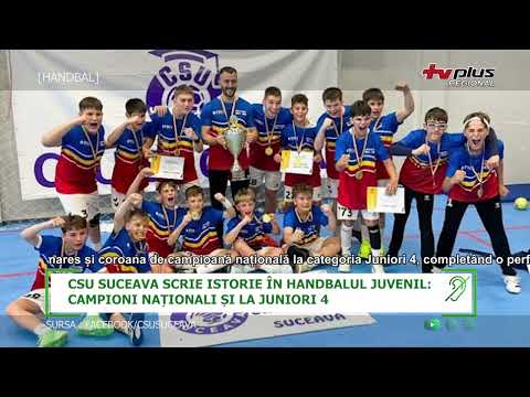 CSU SUCEAVA SCRIE ISTORIE IN HANDBALUL JUVENIL CAMPIONI NATIONALI SI LA JUNIORI 4