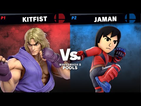 WaveSmash 8 Pools - Kitfist (Ken) VS Jaman (Mii Brawler)