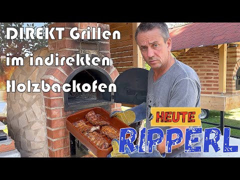 direkt GRILLEN im indirekten Holzbackofen - geht das ?