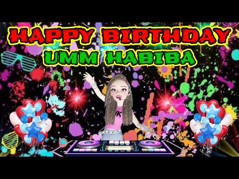 happy birthday umm habiba 🎂 | ahns birthday studio |