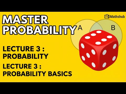 Lecture 3: Probability | Sample Space, Events, Proofs & Contingency Tables | Full Tutorial