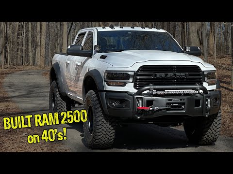 Cutting Fenders to fit 40's on a Ram 2500! - Built2Roam