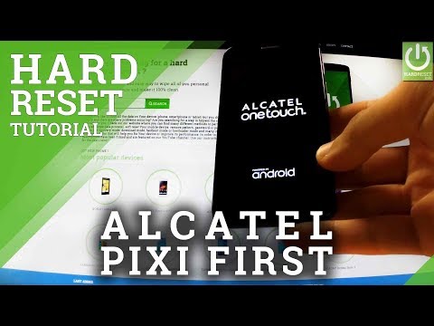Factory Reset ALCATEL One Touch Pixi First - Reset Android / Clean Phone