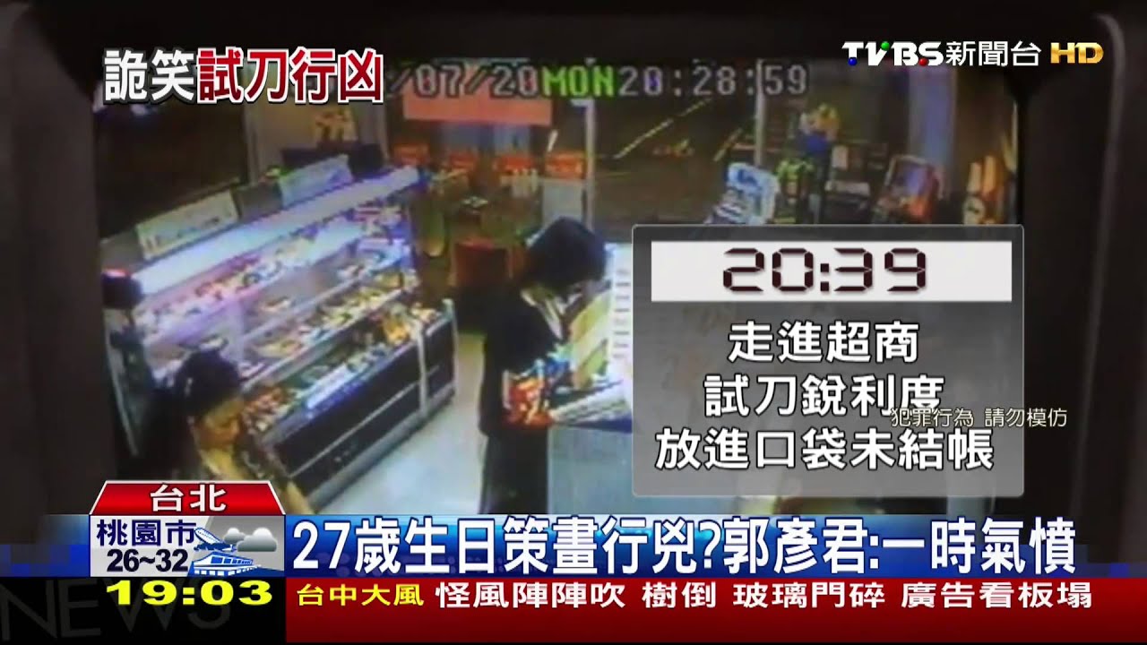 27歲生日策畫行兇? 郭彥君:一時氣憤