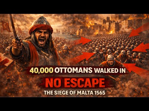 700 Knights vs 40,000 Ottomans - Siege of Malta 1565 That Saved Europe