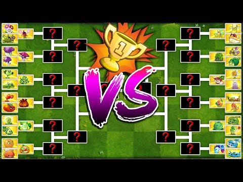 BIG Tournament - Who Will Win? - PvZ 2 Plant vs Plant Battlez