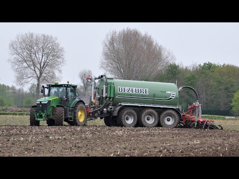 John deere 7230R & Dezeure Transline 24 m³ - Loonw. Glenn Van Loo