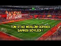 Eskişehirspor-Adana Demirspor Tribünleri Beraber Müslüm Gürses'ten "Unutamadım" Şarkısını Söylüyor