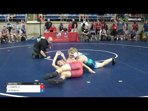 Junior FS 160 Round of 64 - christos avgeros (VA) vs. Austin Purtle (MO)