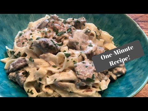 Slimming World chicken & Mushroom Tagliatelle I One-Minute Recipe!