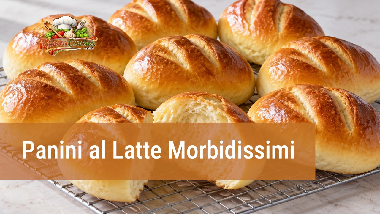 Anteprima video di Video Ricetta Panini al Latte Morbidissimi