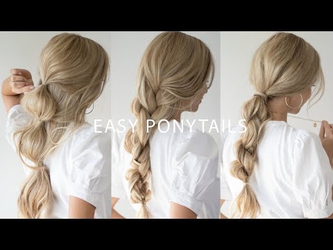 HOW TO: BRAIDED PONYTAIL HAIRSTYLES 👱🏻‍♀️ Everyday...