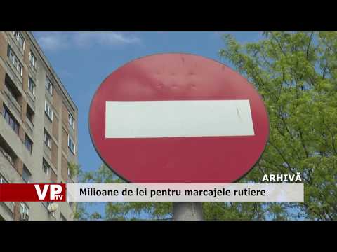 Milioane de lei pentru marcajele rutiere
