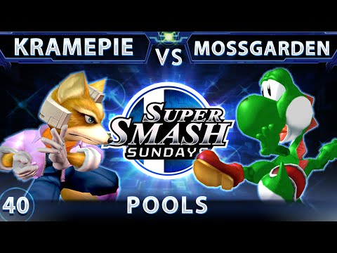 SSS 40 - KramerPie (Fox) Vs. Moss Garden (Yoshi) SSBM Pools - Smash Melee