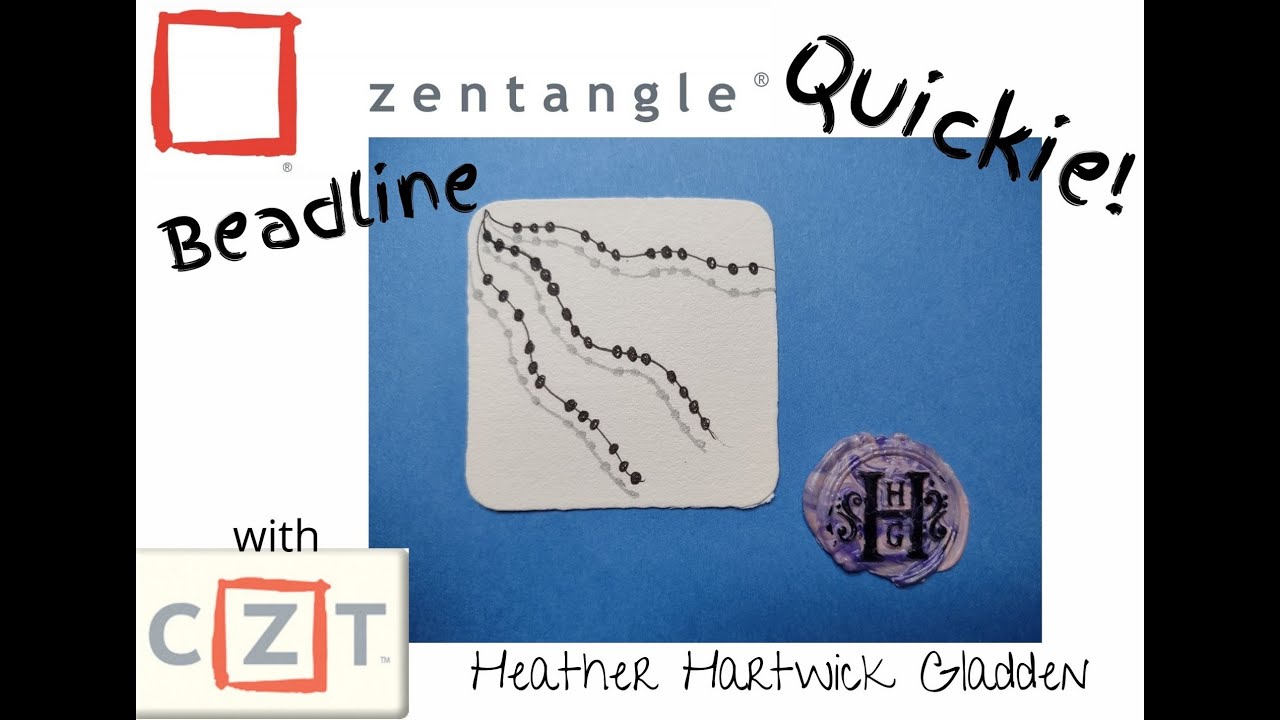 Zentangle® Quickie: Beadline