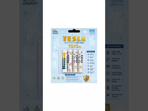 TESLA Toys+ AAA Alkaline Battery for Kids Boys-1.5V High Performance Battery (Pack of 4)