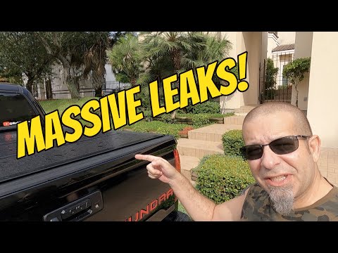 Massive Leaks On My New Tundra Tonneau Cover