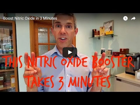 Boost Nitric Oxide in 3 Minutes