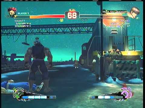 SSF4AE:  Akuma( tokido77)  vs.  Guy (Yoshi193)  HD