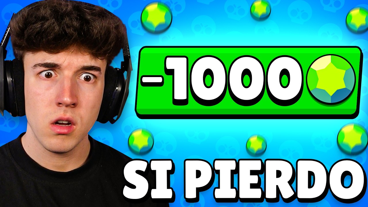 SI PIERDO GASTO 1000 GEMAS | RETO de BRAWL STARS