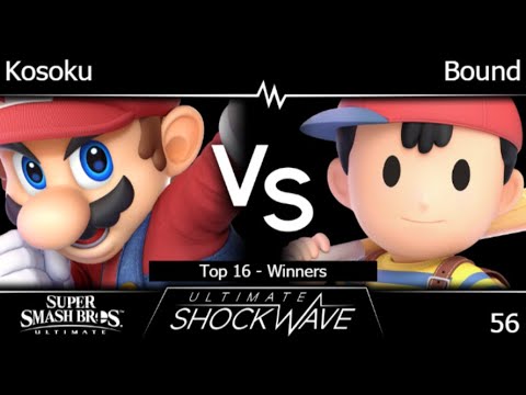 USW 56 - Kosoku (Mario) vs Bound (Ness, Hero) Top 16 - Winners - SSBU