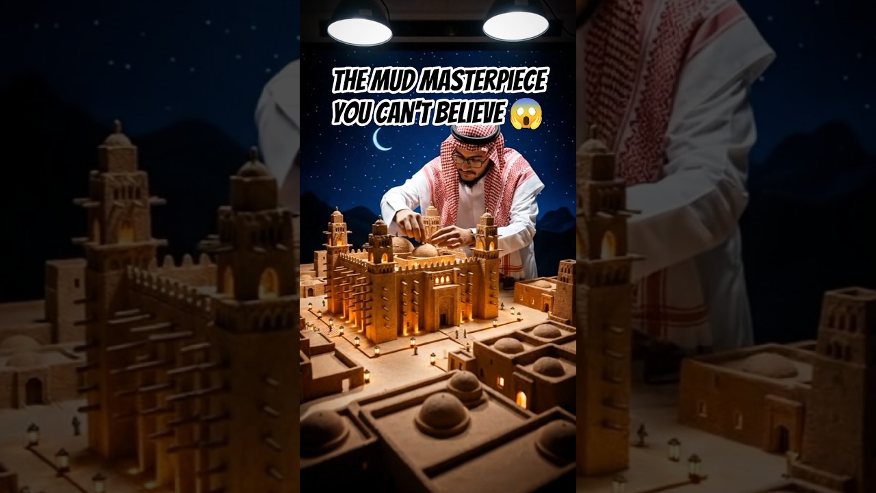 Making The Great Mosque of Djenné 🕌 Do You Know..? #aivideo #beautiful