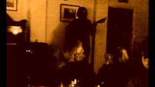 Erik Neave (Cedarwell), livingroomgig in Zwolle (NL, Europe) part 1