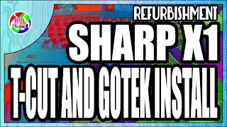 Retro Refurbishment - Sharp X1 T-Cut and Gotek installation