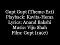 1997 Gupt Kavita Hema Gupt Gupt Theme Ext Anand Bakshi Viju Shah