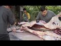 WHOLE BULL Roasted 20 Hours/ Crazy Food Experience. Street Food/  Kekeev Lights