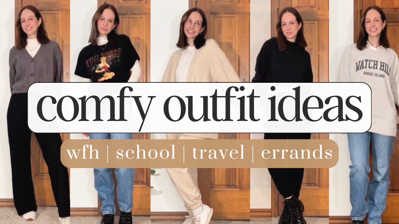 12 Cute & Comfy Outfit Ideas! | Casual Outfits for Lazy Days