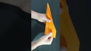 ORIGAMI –AVIÃO DE PAPEL QUE VOA LONGE – COMO FAZER.