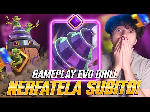 La DRILL EVOLUTA *DOMINERÀ* Clash Royale... EVO PIÙ FORTE MAI VISTA?
