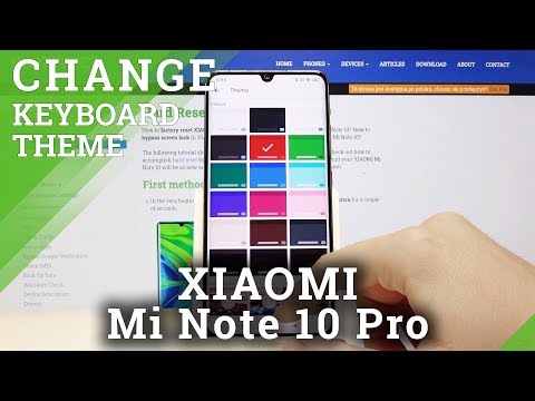 How to Personalize Keyboard in Xiaomi Mi Note 10 Pro – Change Keyboard Theme