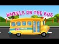 Wheels On The Bus Go Round And Round Rhyme With Lyrics English Nursery Rhymes For Children