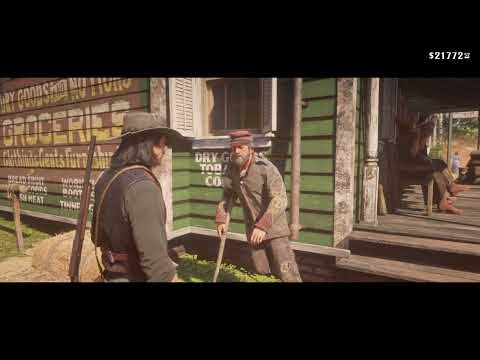 John and The One legged Vet from Rhodes talk about Arthur Morgan. - Red Dead Redemption 2. #rdr2