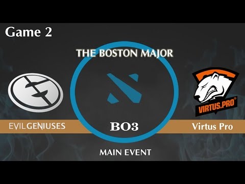 EG vs VP Highlights Game 2, The Boston Major 2016   Main Event Round 2