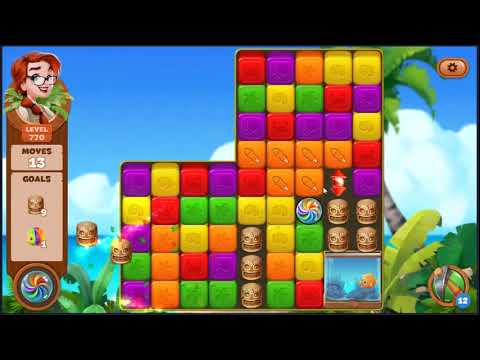 Lost Island Blast Adventure Level 770 - NO BOOSTERS 🏝️ | SKILLGAMING ✔️