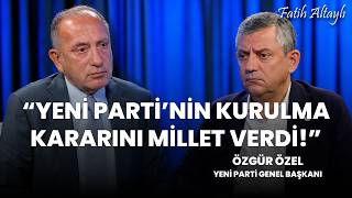 "Her kuruş yardımın hesabını vereceğiz!" / YENİ Parti Genel Başkanı Öz