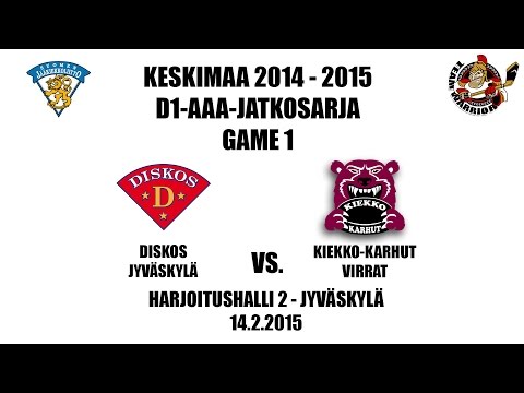 Team Warrior D1, 2014 - 2015 AAA-jatkosarja: Diskos vs. K-K (Game 1)