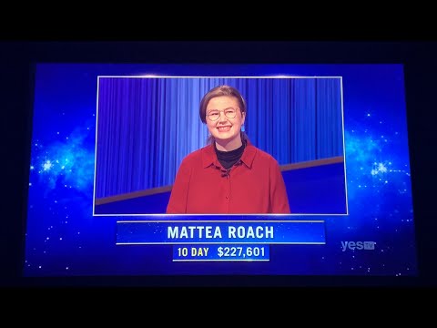 Jeopardy, intro - Mattea Roach DAY 11 (4/19/22)